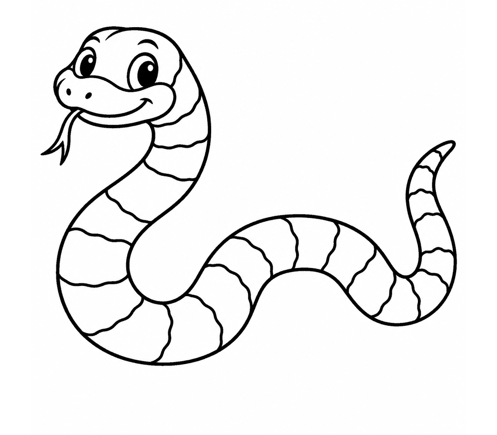 Milk Snake coloring page