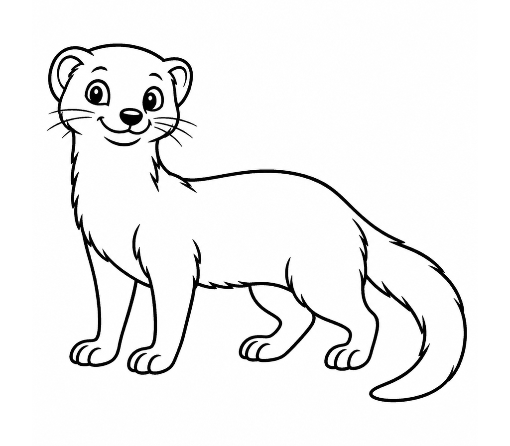 Mongoose coloring page