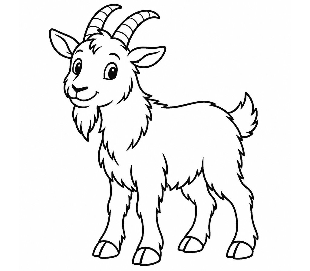 Mountain Goat coloring page
