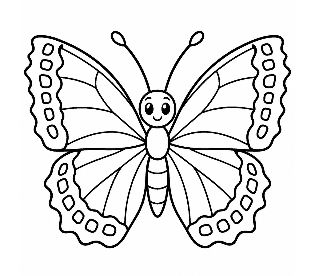 Mourning Cloak coloring page