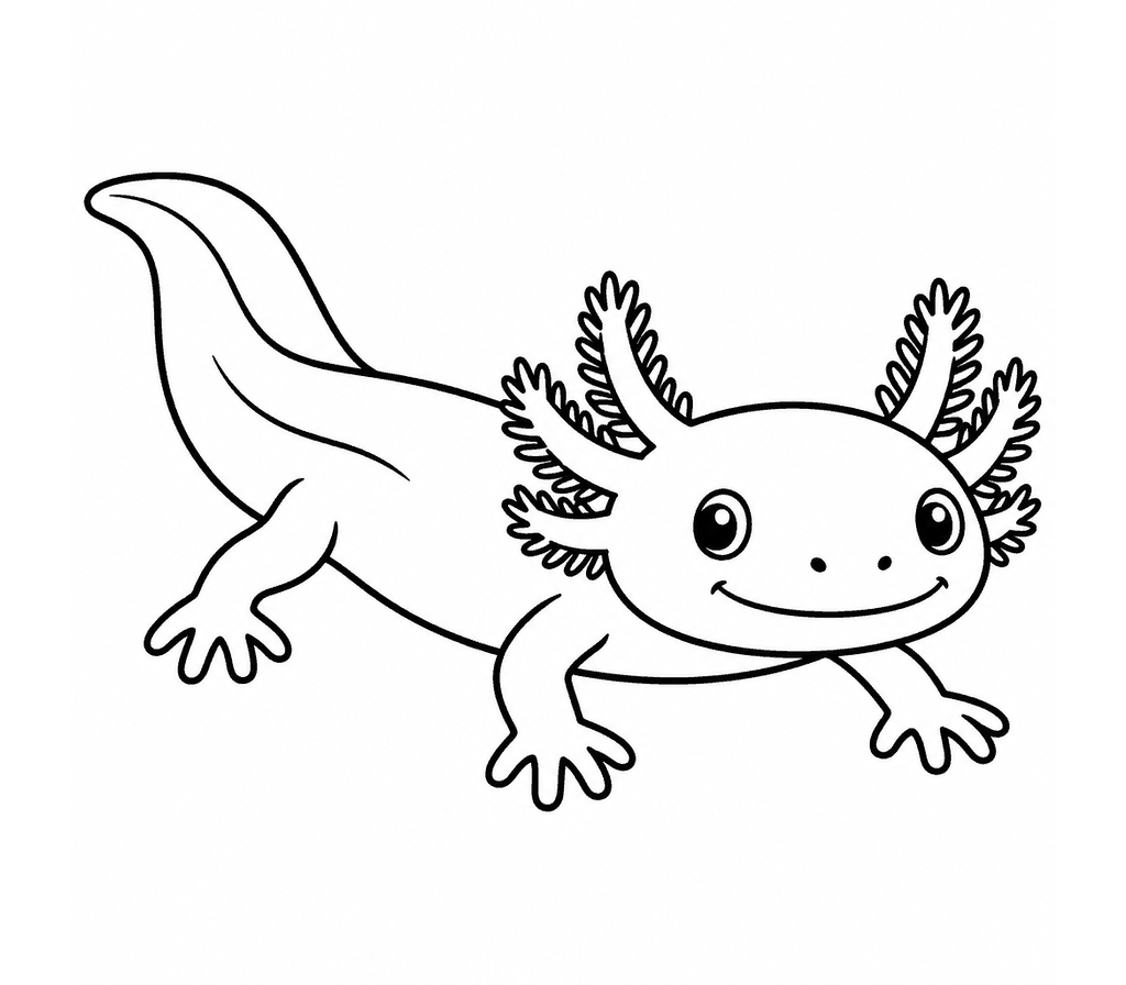 Mud Puppy coloring page