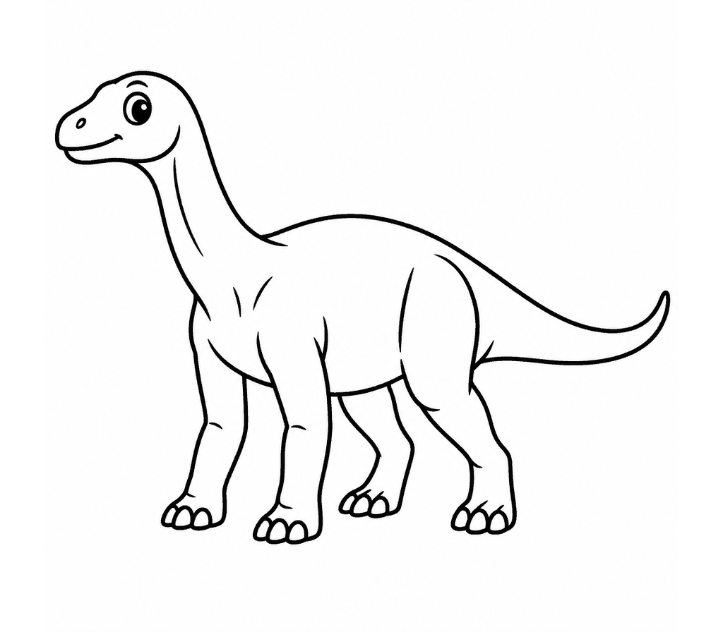 Mussaurus coloring page