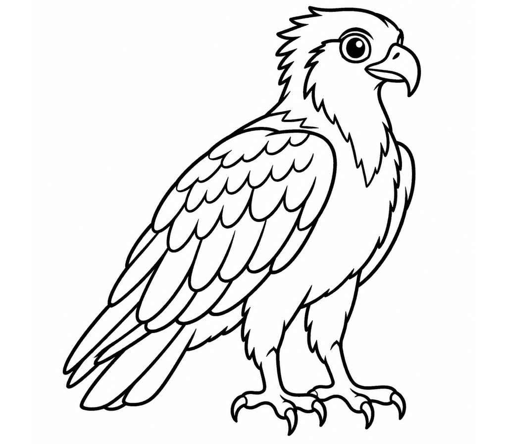 Osprey coloring page