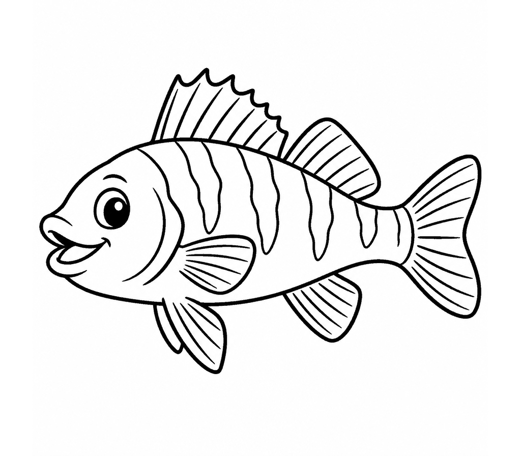 Perch coloring page