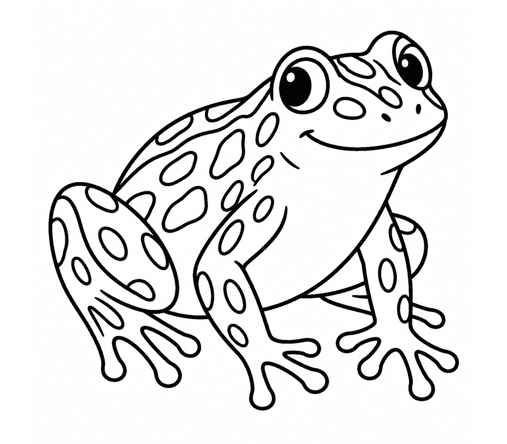Pickerel Frog coloring page