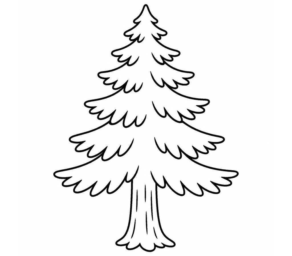 Pine (Eastern White) coloring page