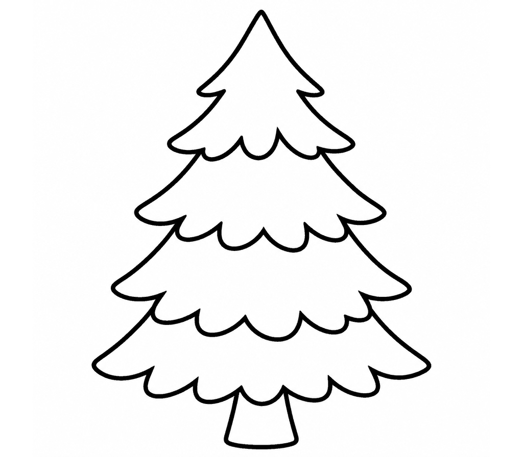 Pine Tree coloring page
