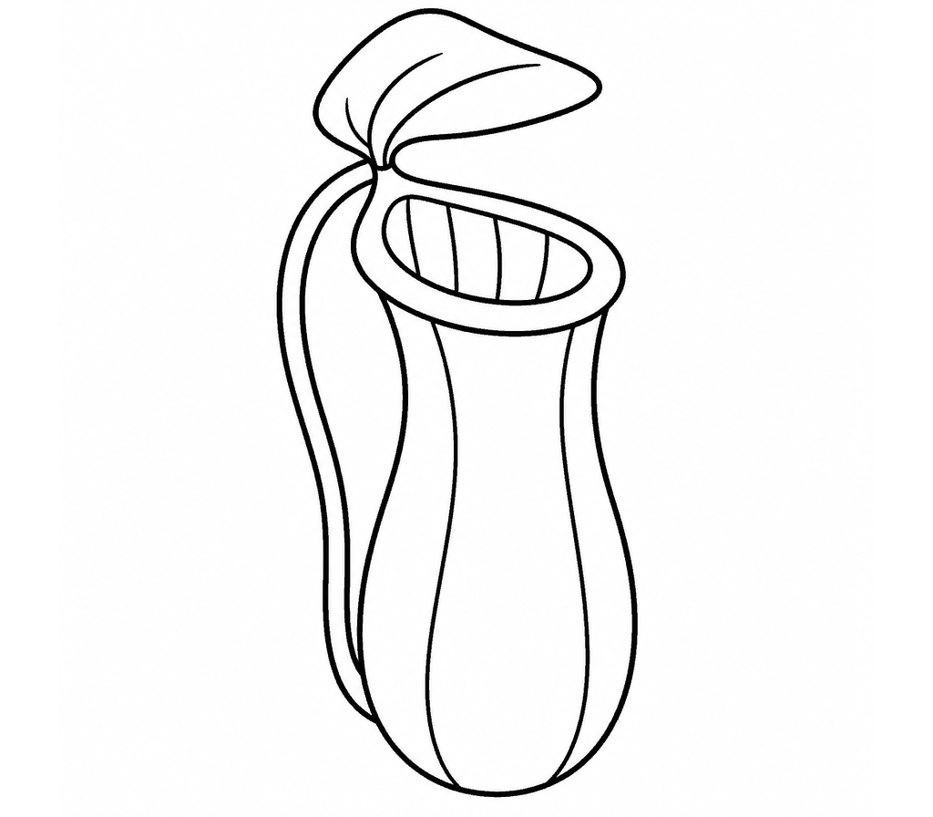 Pitcher Plant coloring page