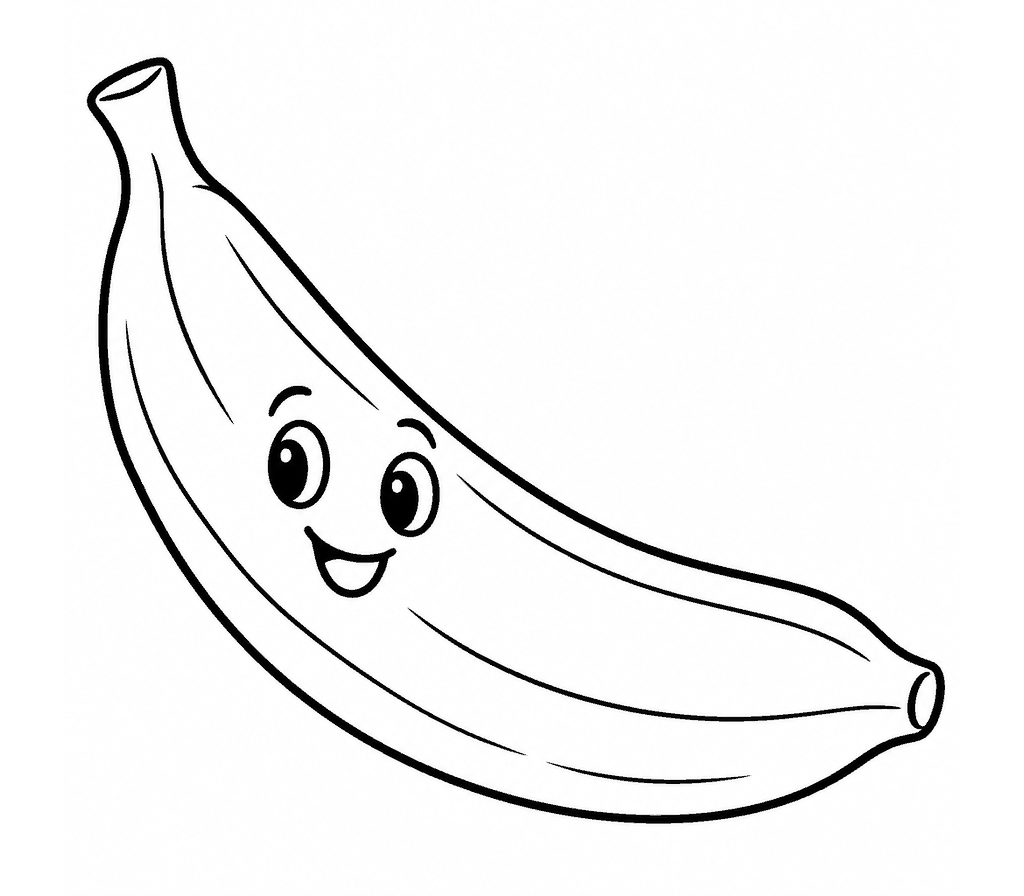 Plantain coloring page