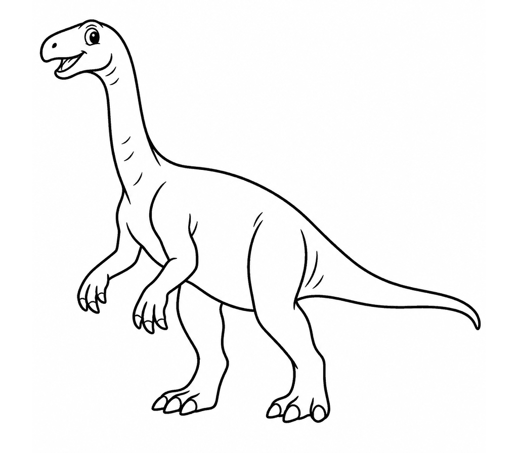 Plateosaurus coloring page
