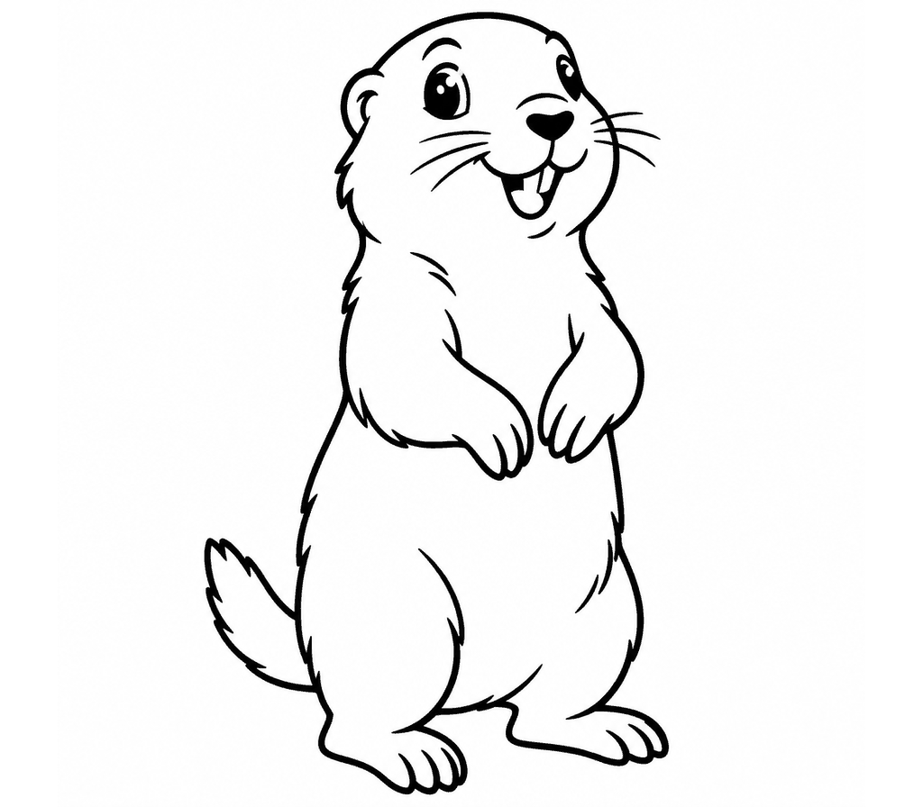 Prairie Dog coloring page