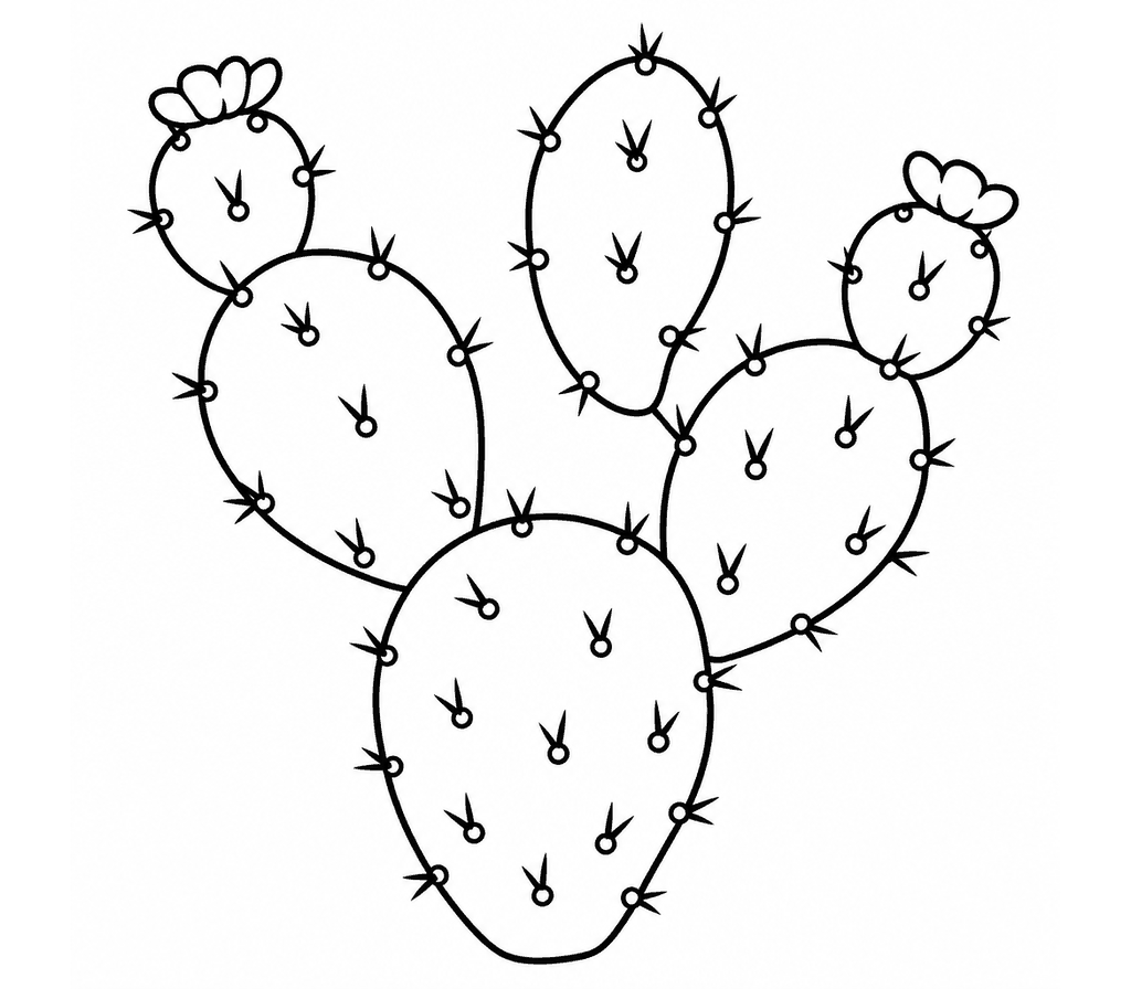 Prickly Pear coloring page