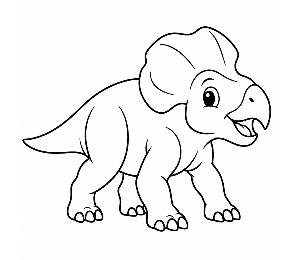 Protoceratops coloring page