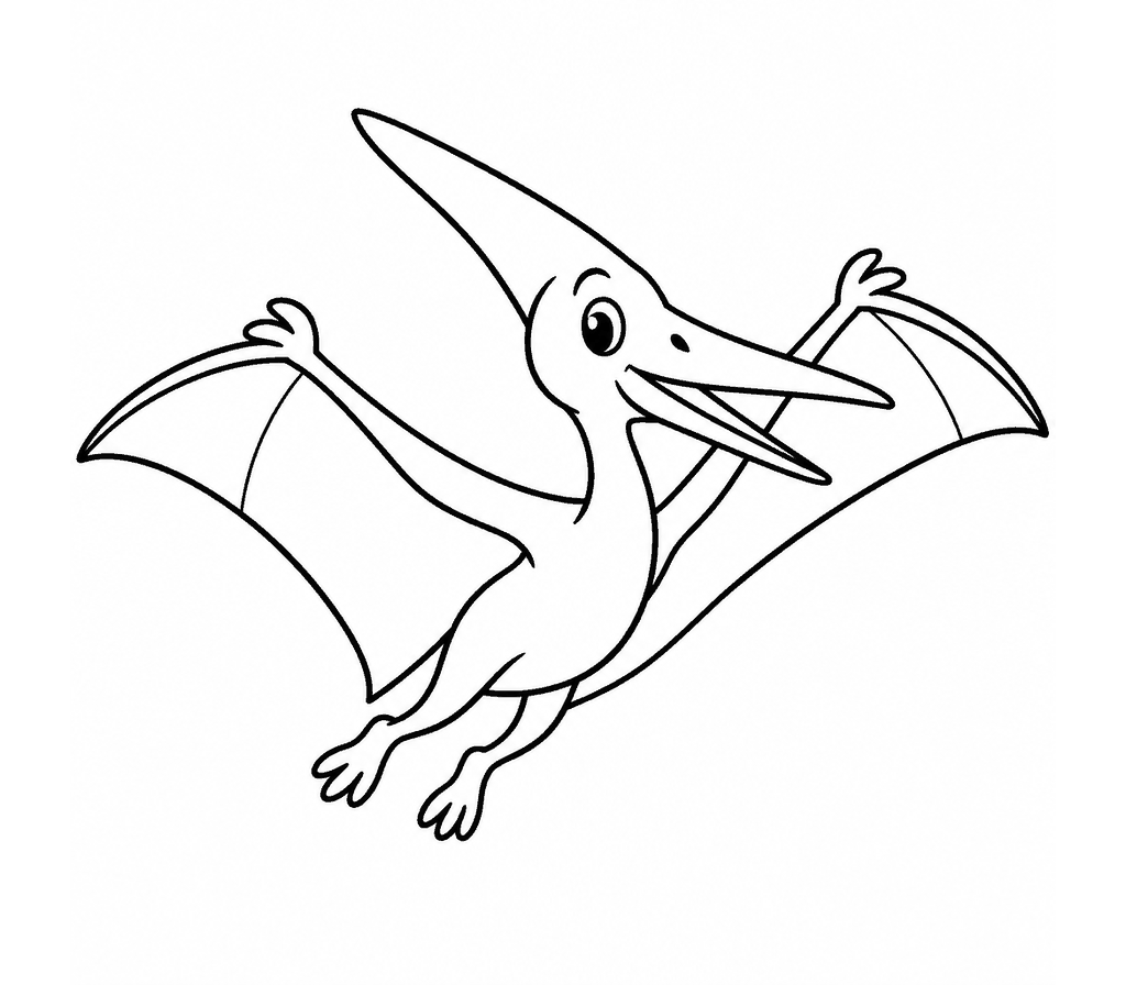Pteranodon coloring page