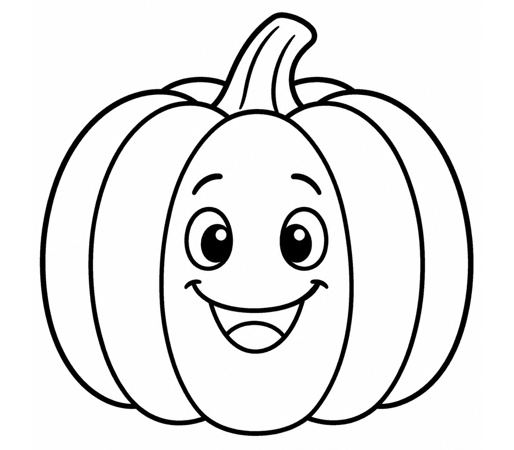 Pumpkin coloring page