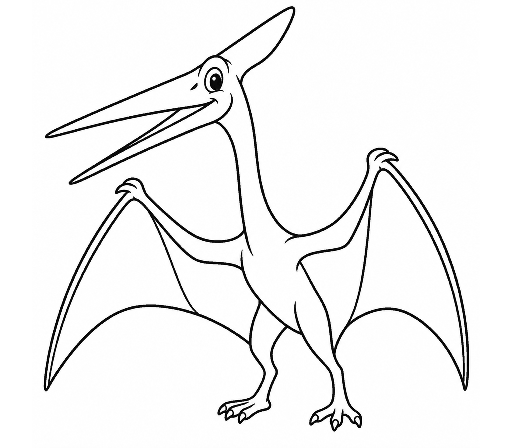 Quetzalcoatlus coloring page