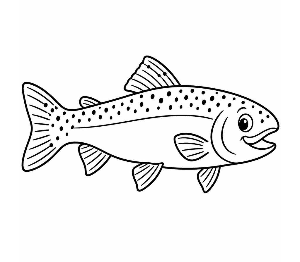 Rainbow Trout coloring page