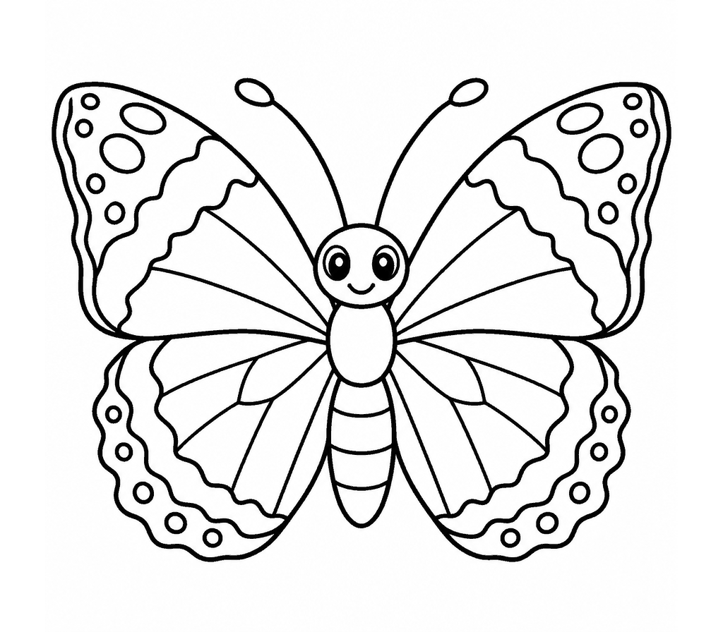 Red Admiral coloring page