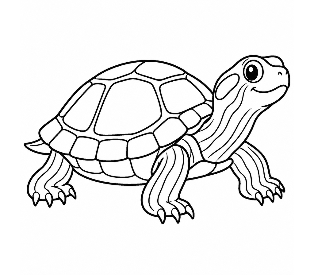 Red-eared Slider coloring page
