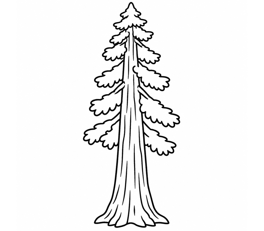 Redwood (Coast) coloring page