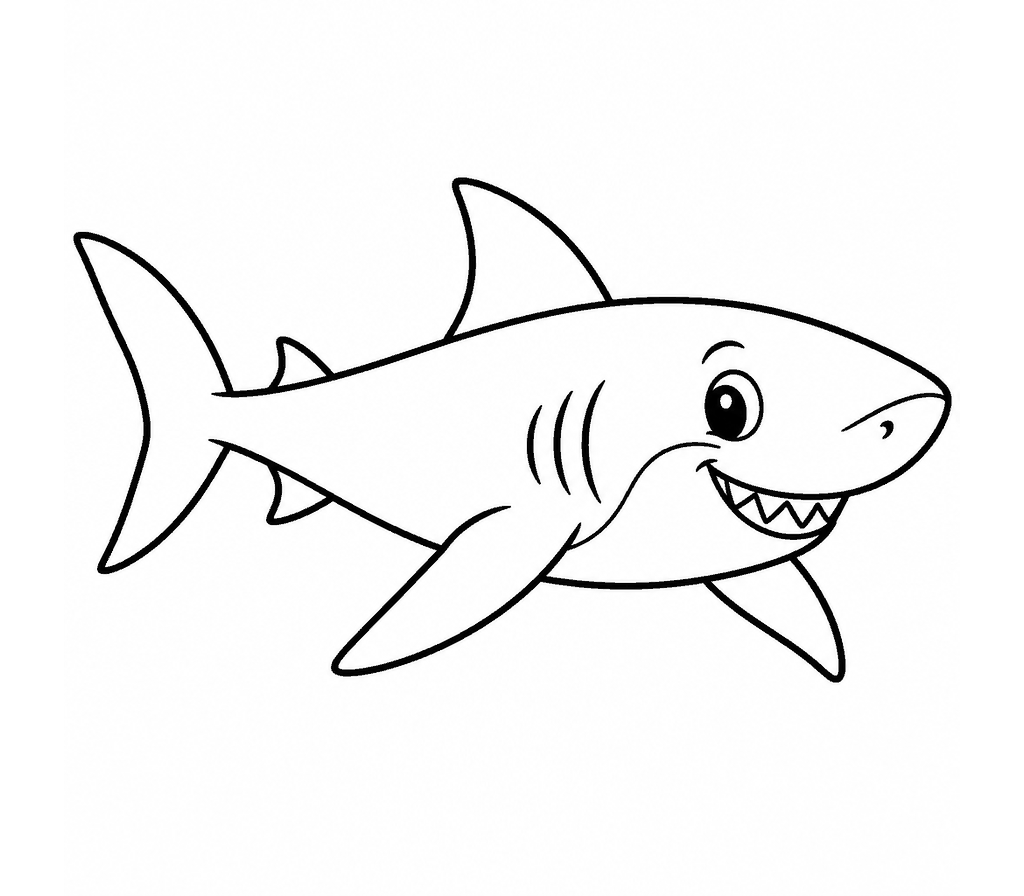 Reef Shark coloring page