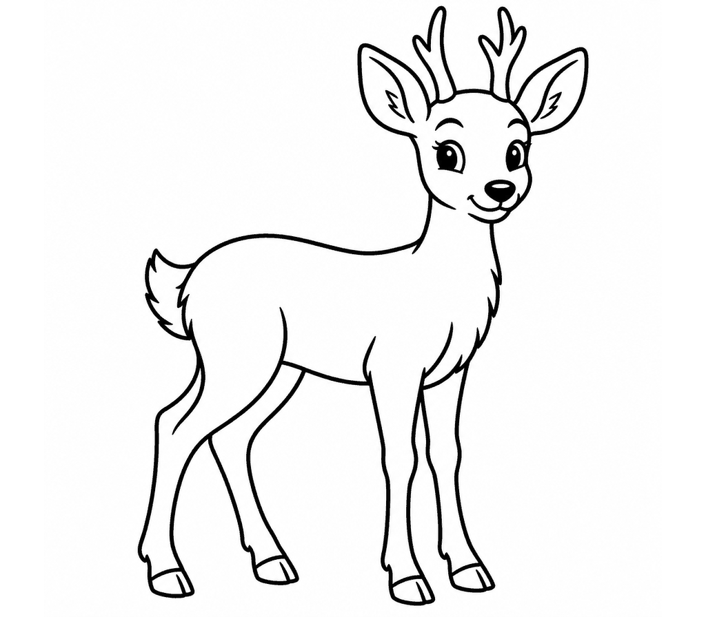 Roe Deer coloring page