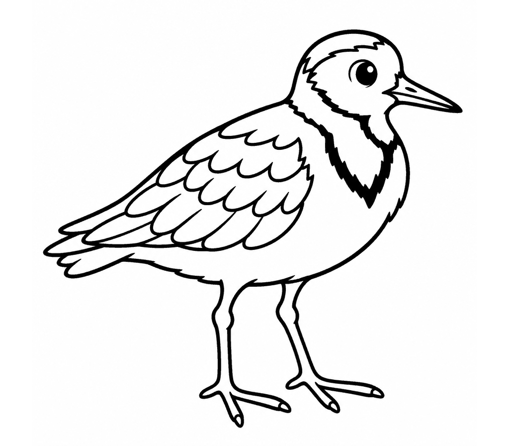 Ruddy Turnstone coloring page