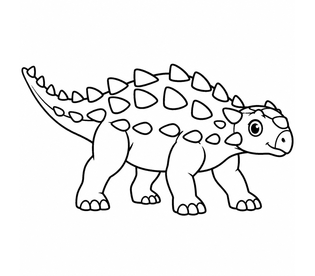 Sauropelta coloring page