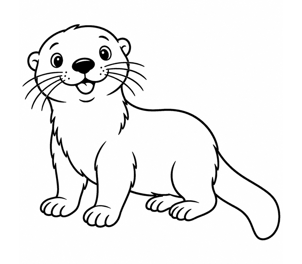 Sea Otter coloring page