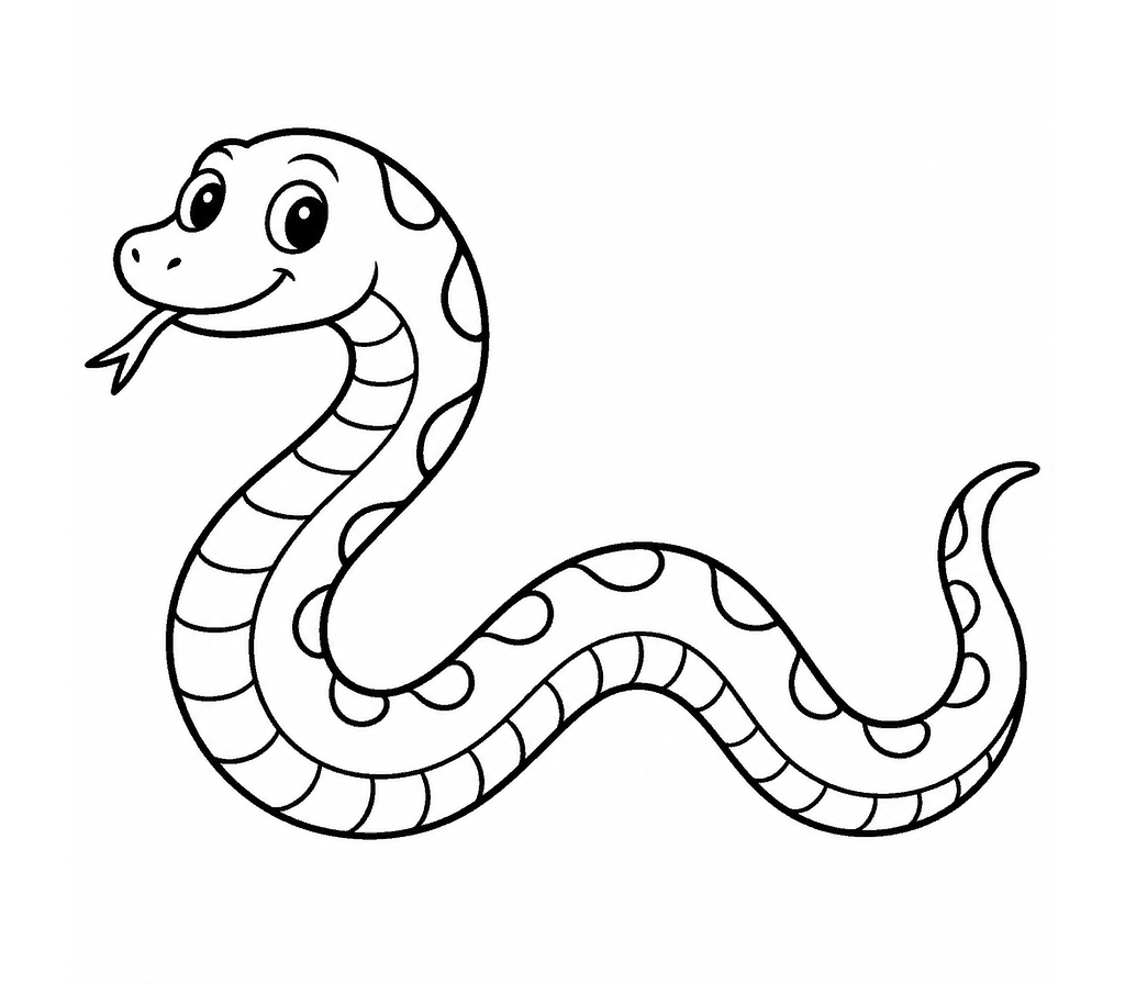Sea Snake coloring page