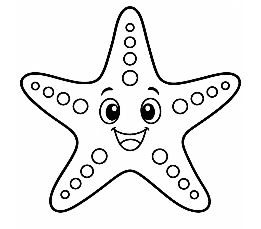 Sea Star coloring page