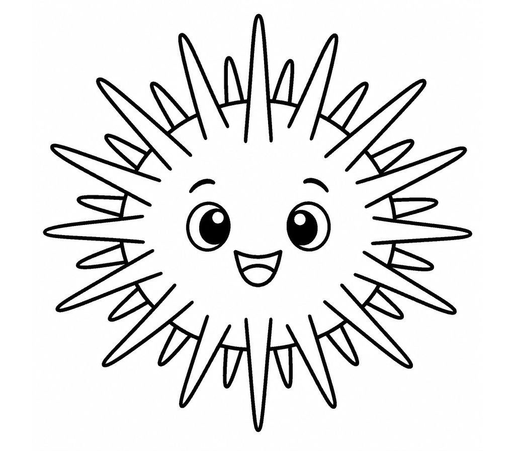 Sea Urchin coloring page
