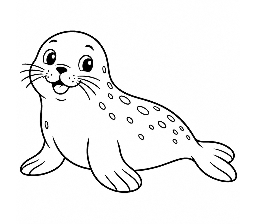Seal (Harbor) coloring page