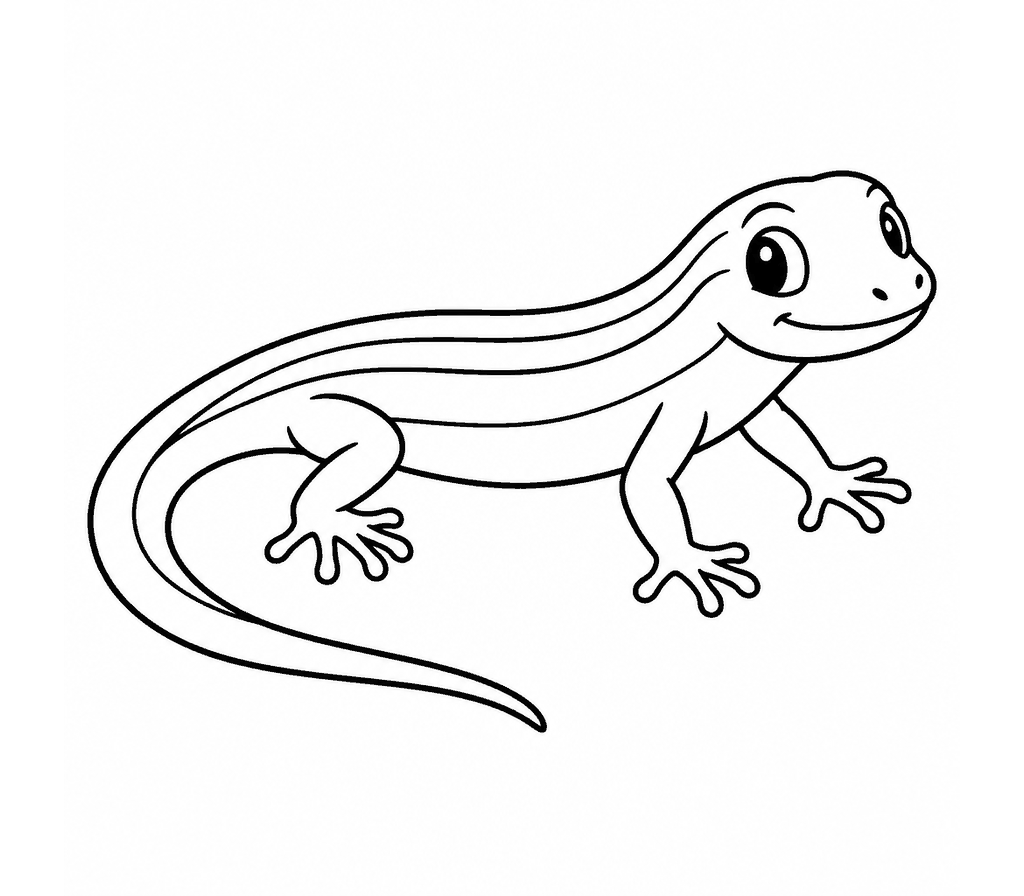 Skink coloring page