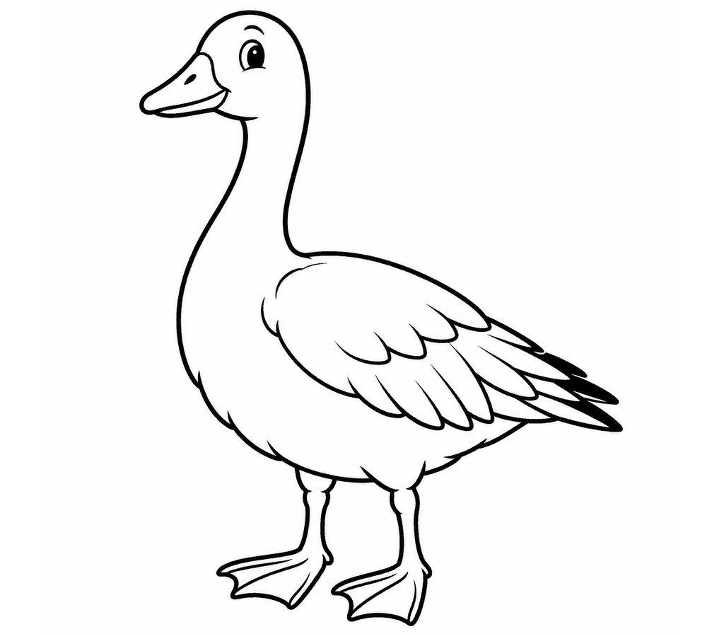 Snow Goose coloring page