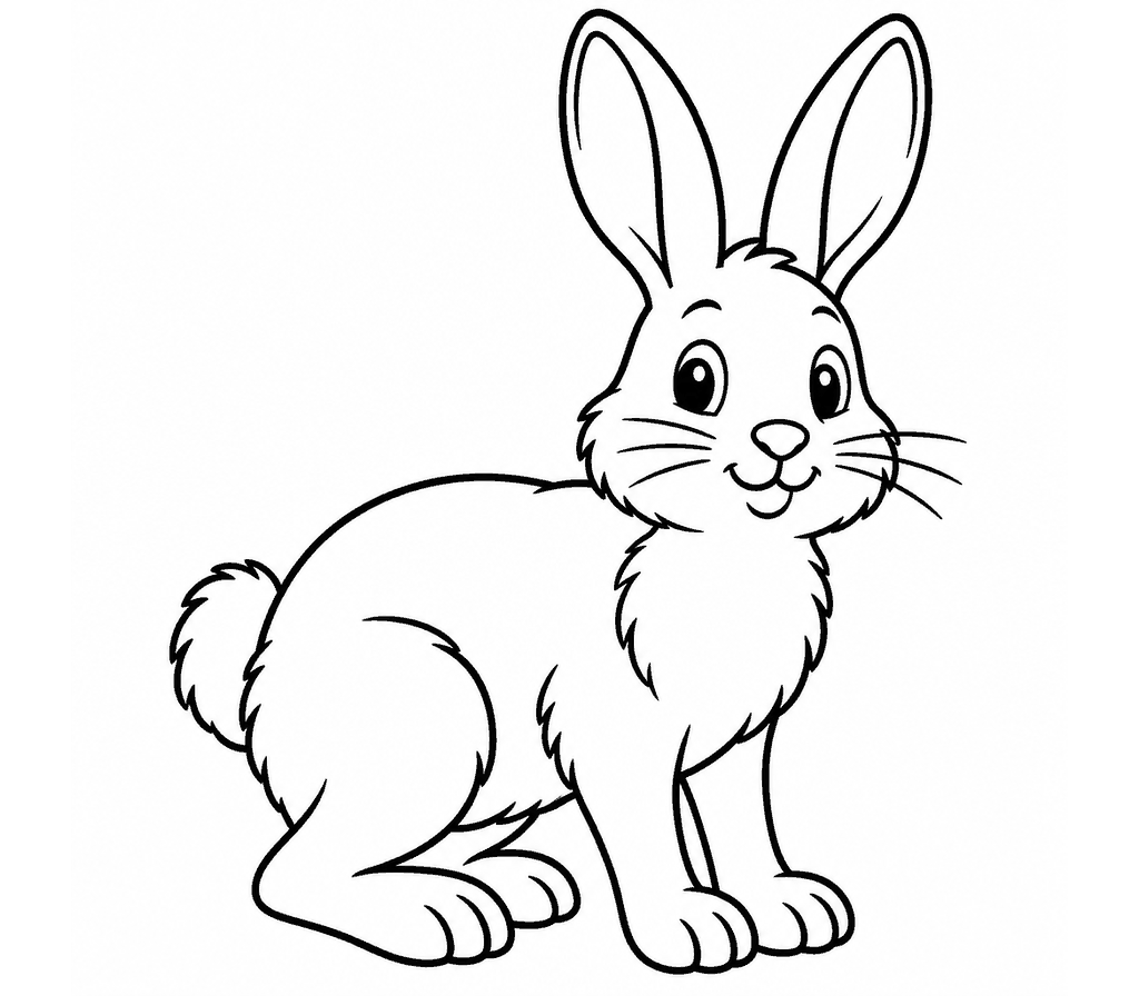 Snowshoe Hare coloring page