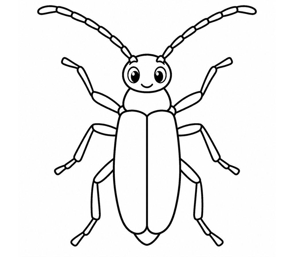 Soldier Beetle coloring page