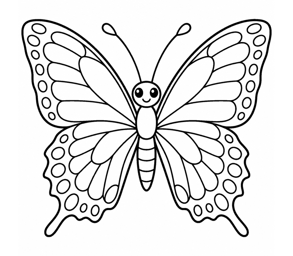 Spicebush Swallowtail coloring page