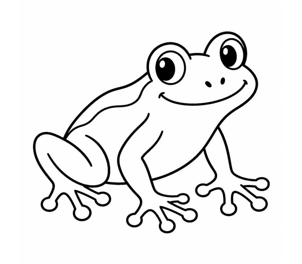 Spring Peeper coloring page