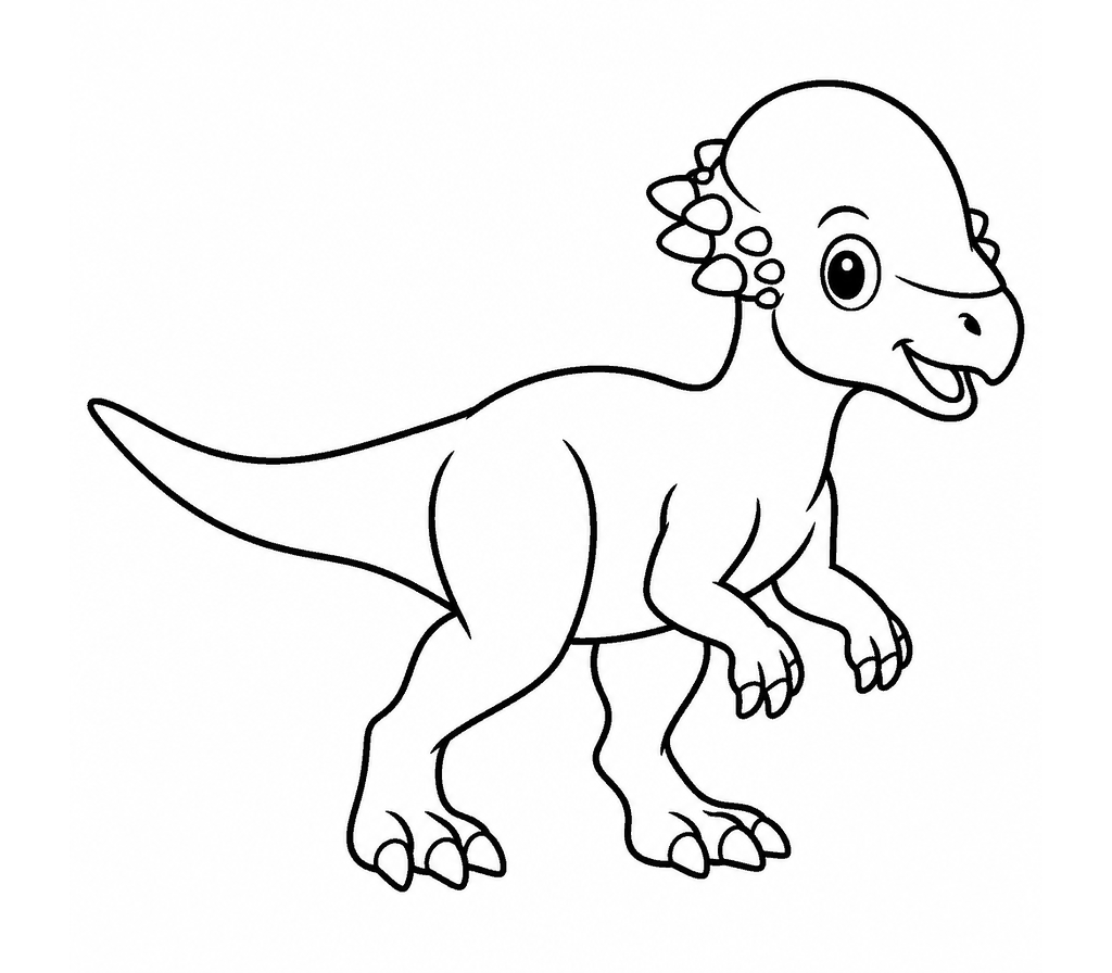 Stegoceras coloring page