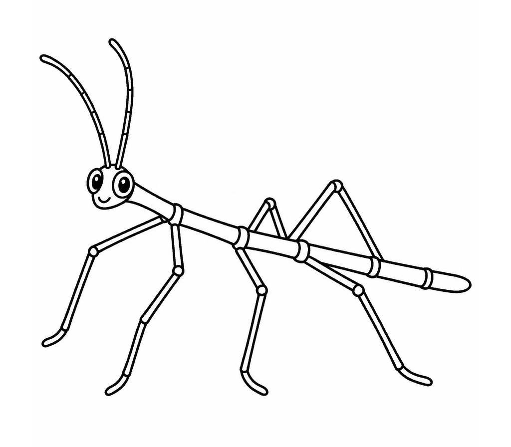 Stick Insect coloring page