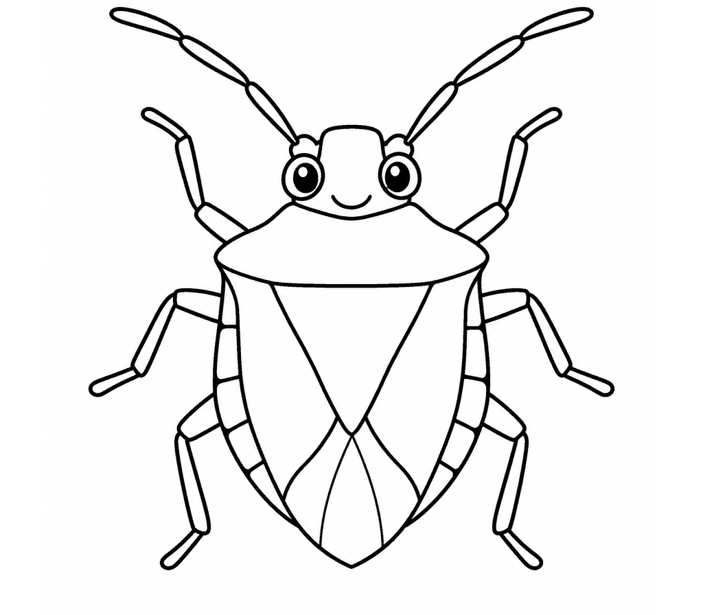 Stinkbug coloring page