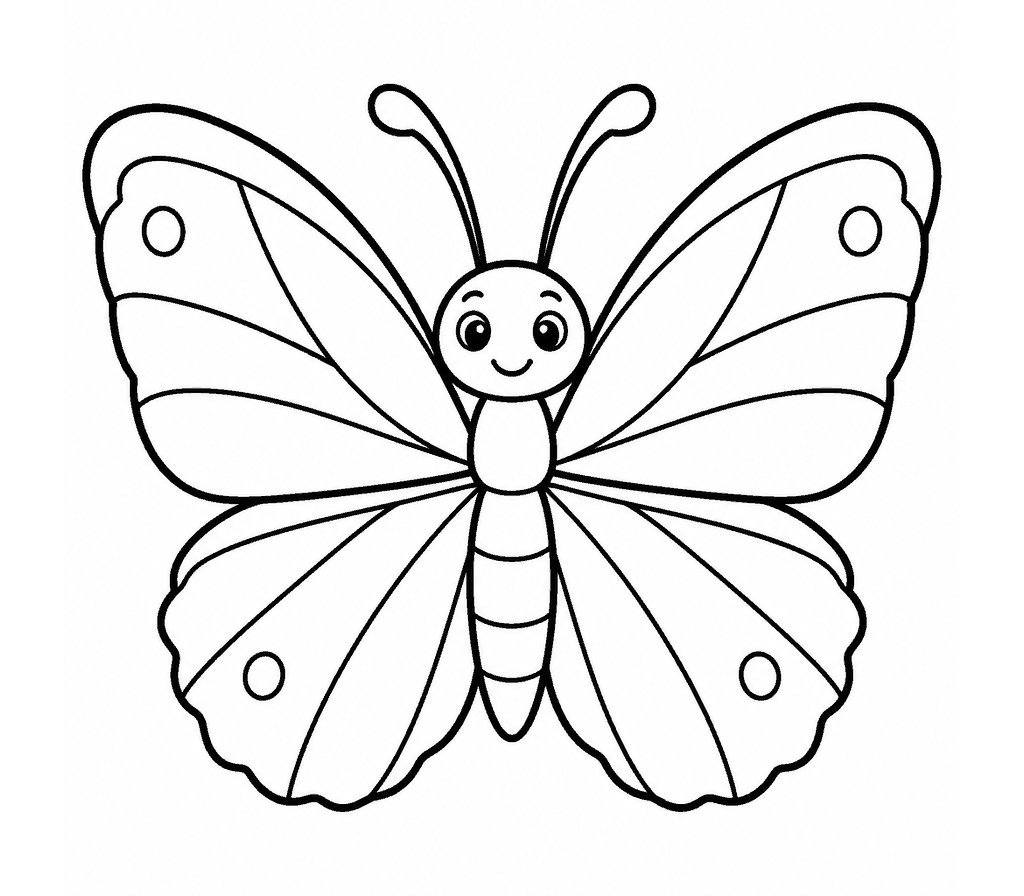 Sulphur Butterfly coloring page