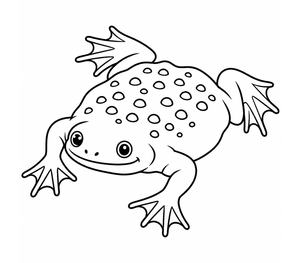 Surinam Toad coloring page