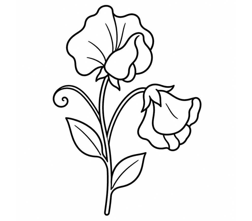 Sweet Pea coloring page