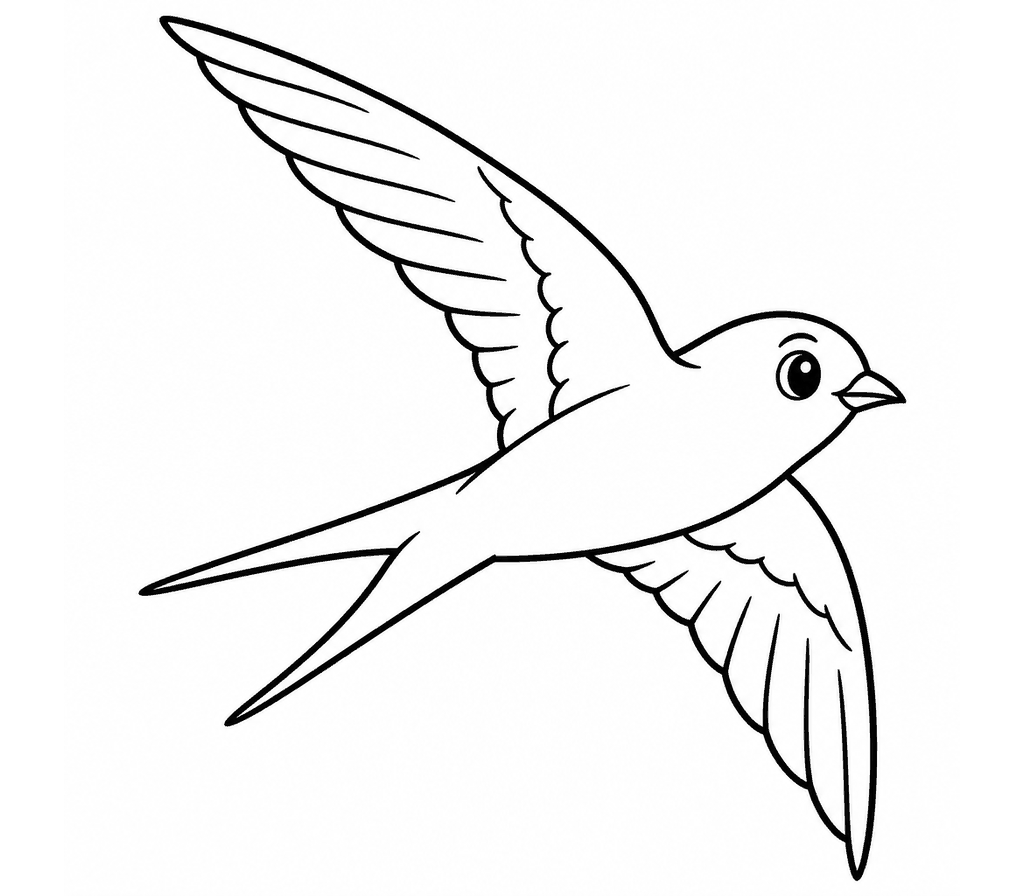 Swift coloring page