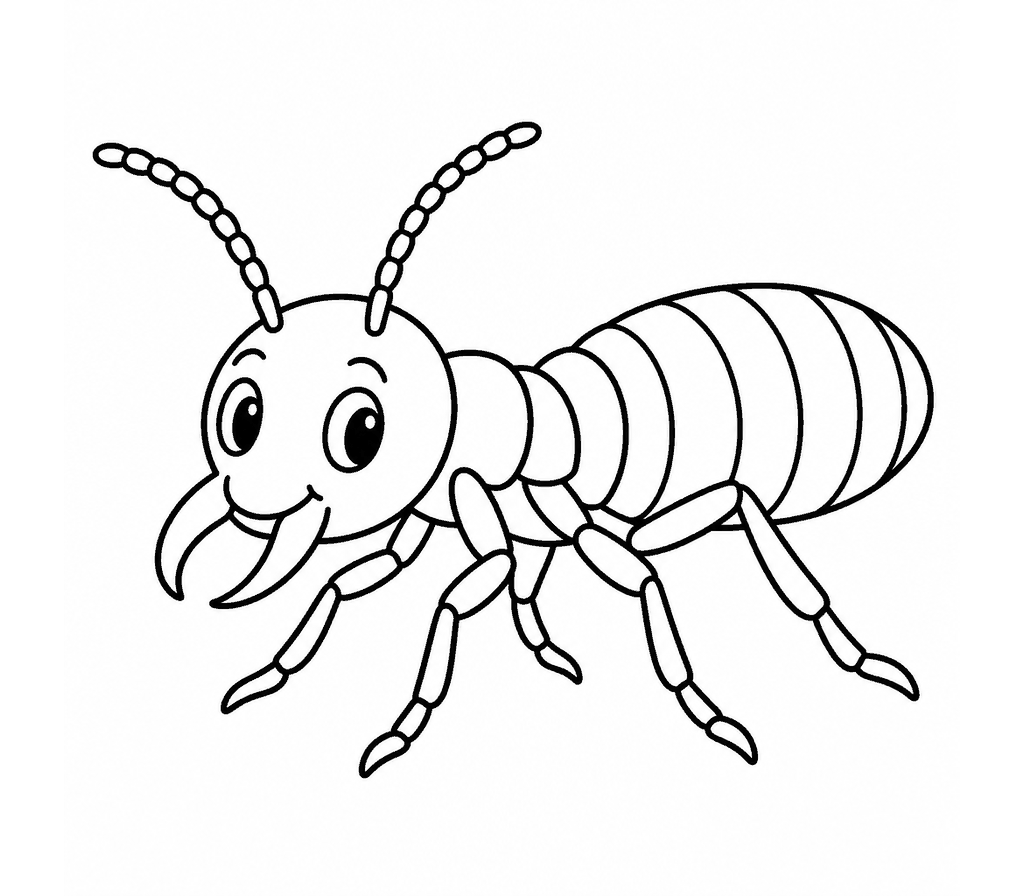 Termite coloring page