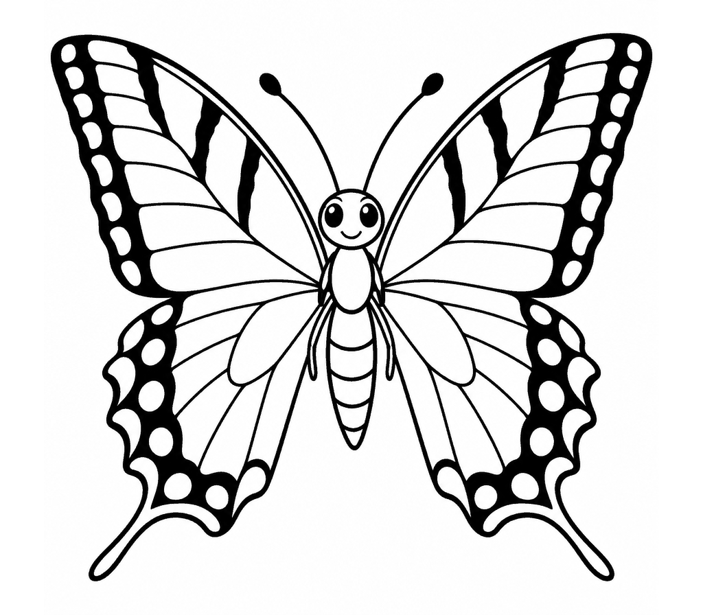 Tiger Swallowtail coloring page