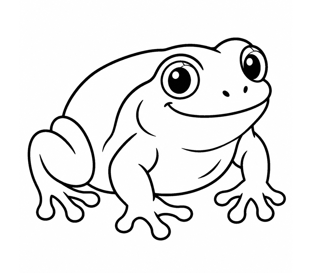 Tomato Frog coloring page