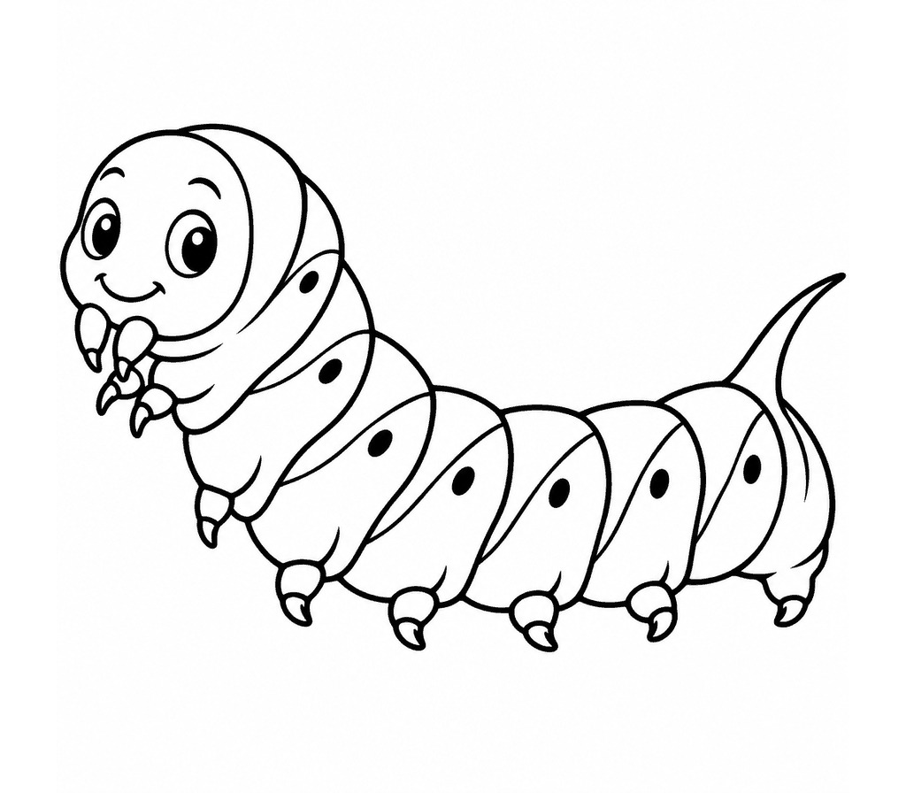 Tomato Hornworm coloring page